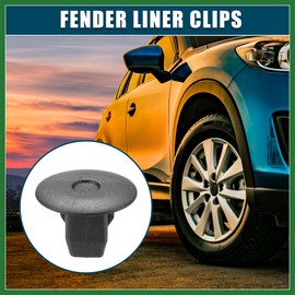 Motoforti Fender Liner Clips Replacement Fit for Honda Accord - 30 Pcs Black Long-lasting