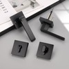 Brotima 2 Pack Keyed Entry Door Lever and Single Cylinder