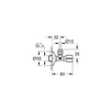 GROHE Angle Valve (1/2 Inch, Compression Fitting Diameter 10 mm,