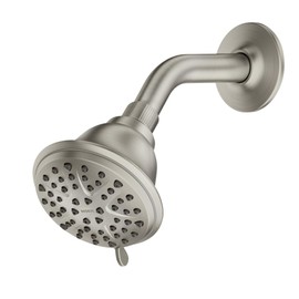 Moen Attune 8-Function Wall Mount Fixed Showerhead, Spot Resist Brushed Nickel, 218W0SRN