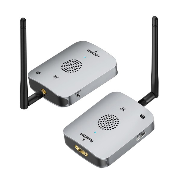 Wireless HDMI Transmitter and Receiver 4K, 262FT Wireless HDMI Extender