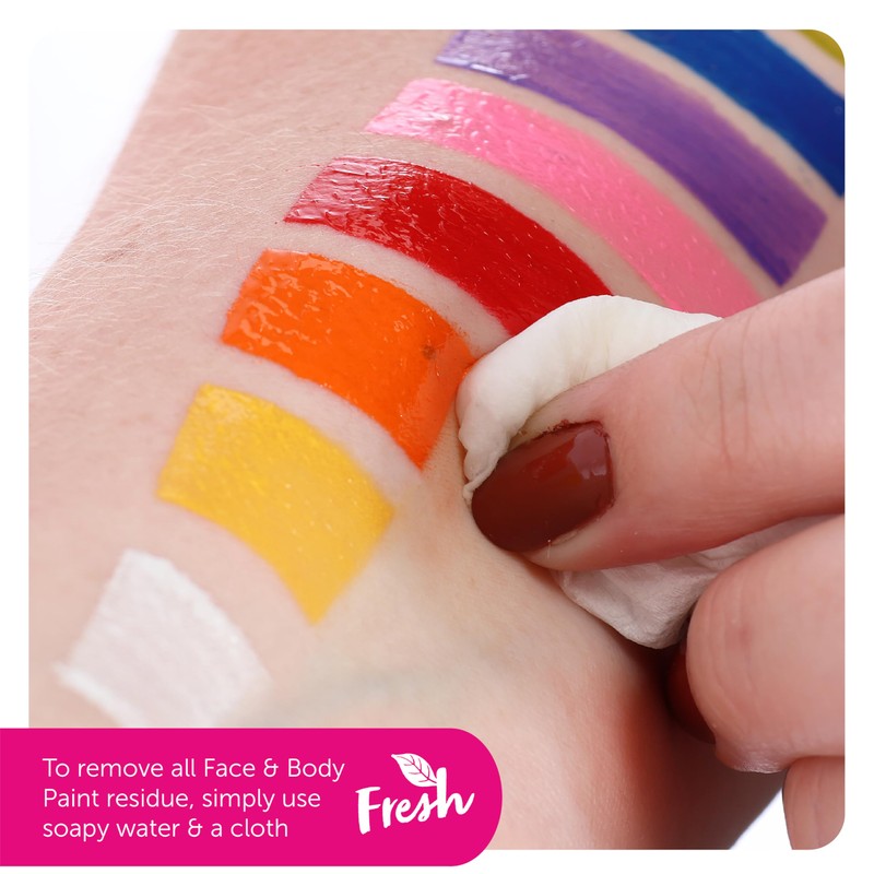 Rainbow Oil-Based Facepaint - Pot of Multicoloured Face & Body