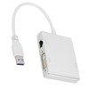 4 in 1 USB3.0 Adapter to VGA DVI HDMI LAN