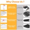 Flexible Plastic Shims 12pcs Kit Size Variety | Clear Leveling