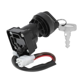 PARSLUCK Ignition Key Switch for Suzuki LTR450 2006-2009 for Suzuki LT-Z400 LTZ400 2009-2013 3 Pins ATV Ignition Switch Key Set with Cap Replace No.3711045G00/SW132AA1004