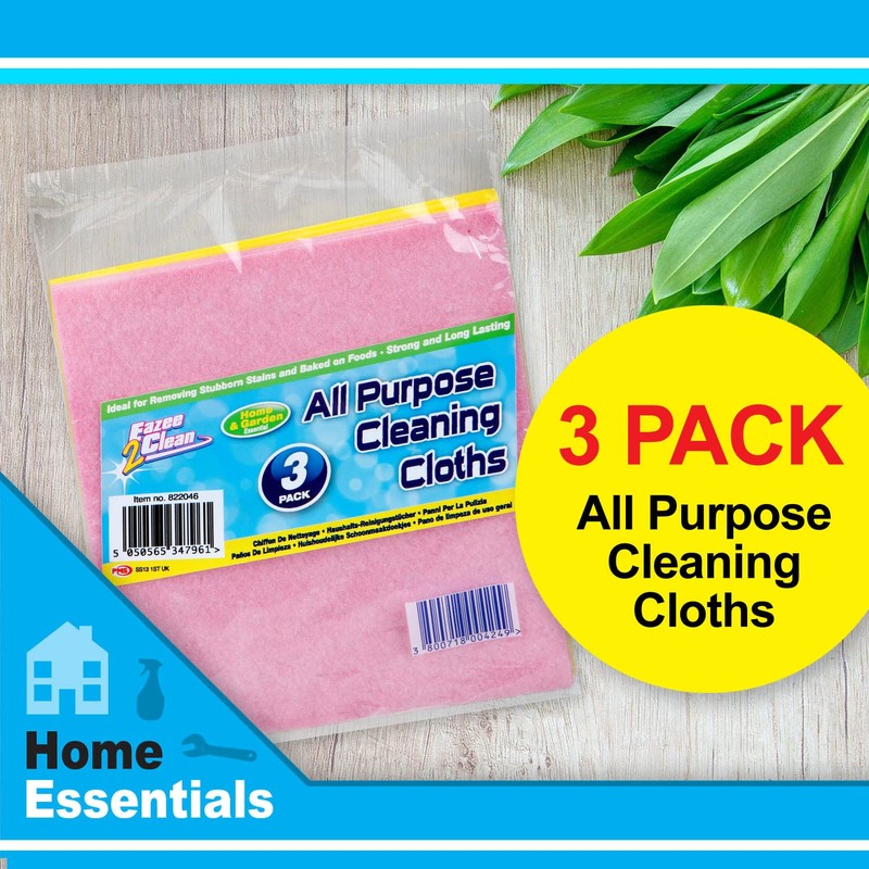 VFM - Large All-Purpose Cleaning Cloths Kitchen Sponges - Eazee