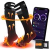 Aotomee Heated Socks for Men Women with APP Remote Control,