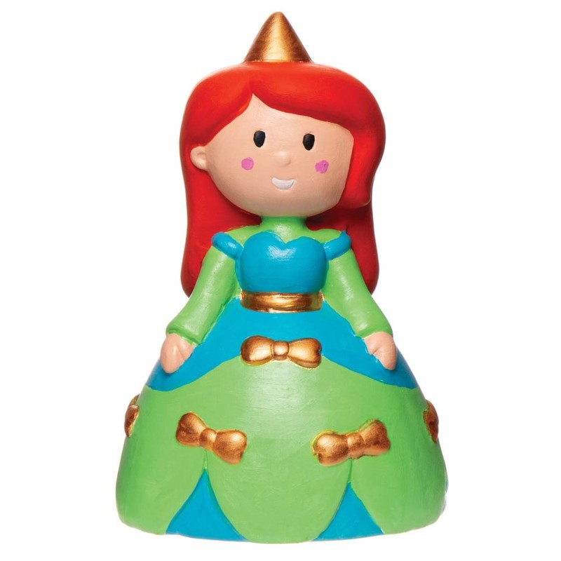Baker Ross AW473 Princess Piggy Banks-Pack of 2, Ceramic Coin
