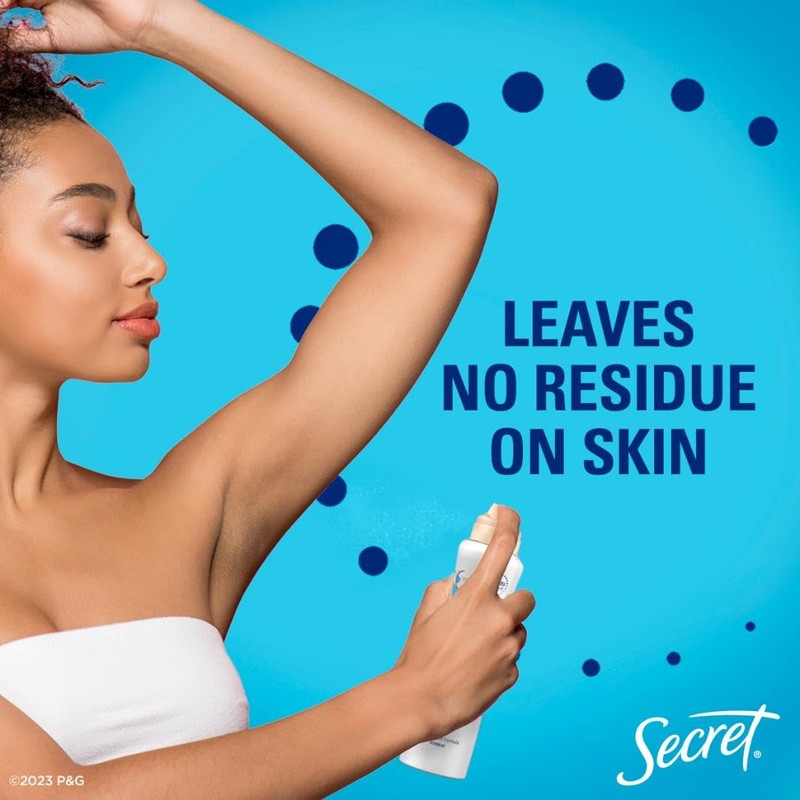 Secret Dry Spray Antiperspirant Deodorant for Women, 48hr Weightless Sweat