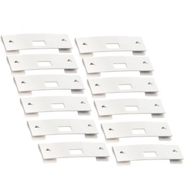 Luanxu Vertical Blind Repair Vane Savers, Vane Repair Clips, Vertical Blind Repair Clip Tabs. Window Blinds Replacement(12 pcs, White)