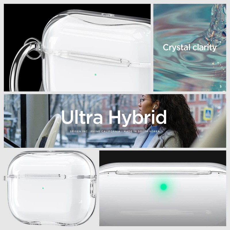 Spigen Ultra Hybrid Hülle Case Kompatibel mit AirPods Pro 2.