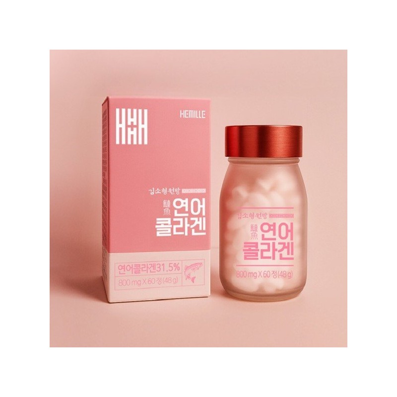 Nutrinus 김소형원방 연어콜라겐 (800mg x 60정) Kim So-hyung Wonbang Salmon