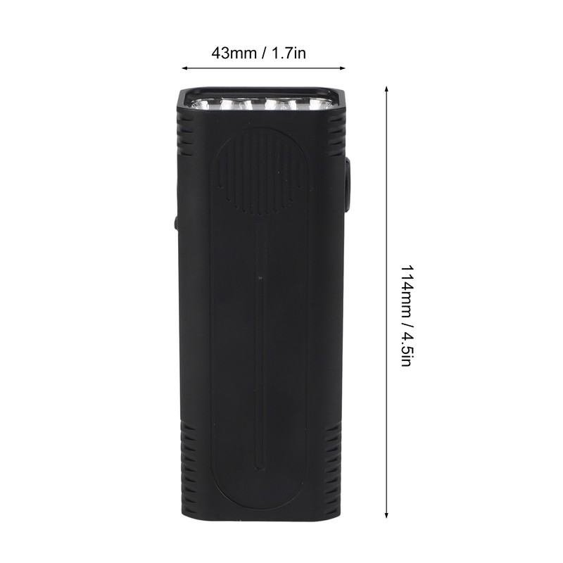 Flat Flashlights 10000LM USB Rechargeable IPX4 Protection 4200mAh with Pocket