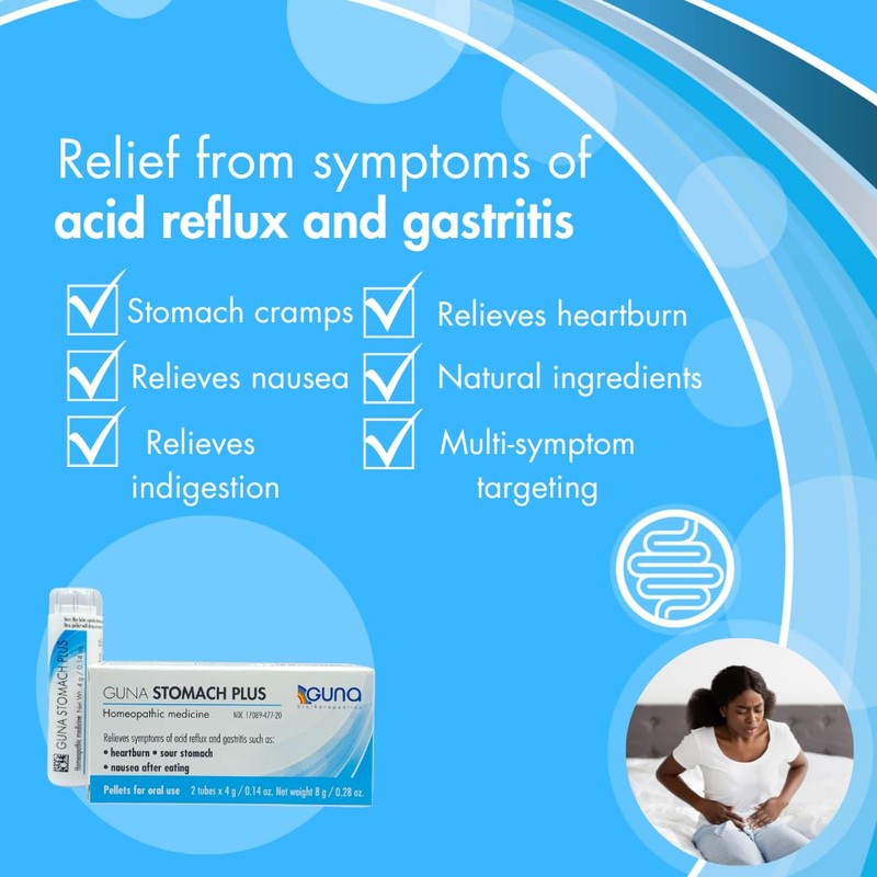 Guna Stomach Plus Homeopathic Digestive Stomach Acid Balance - 2