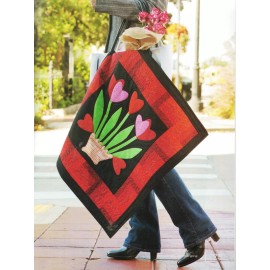 Color Blocks Quilts Table Runner & More Patchwork Applique Quilting Pattern Book