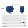 FTRONGRT Case Compatible with QCY MeloBuds Pro, Soft TPU, Scratch-Resistant