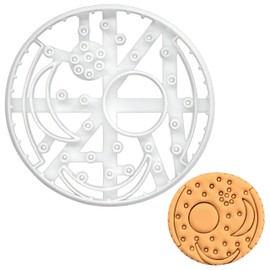 BAKERLOGY Nebra Sky Disc Cookie Cutter - Detailed Cookie Cutter Design for Baking and Crafting, Ideal for Fondant, Dough, Clay