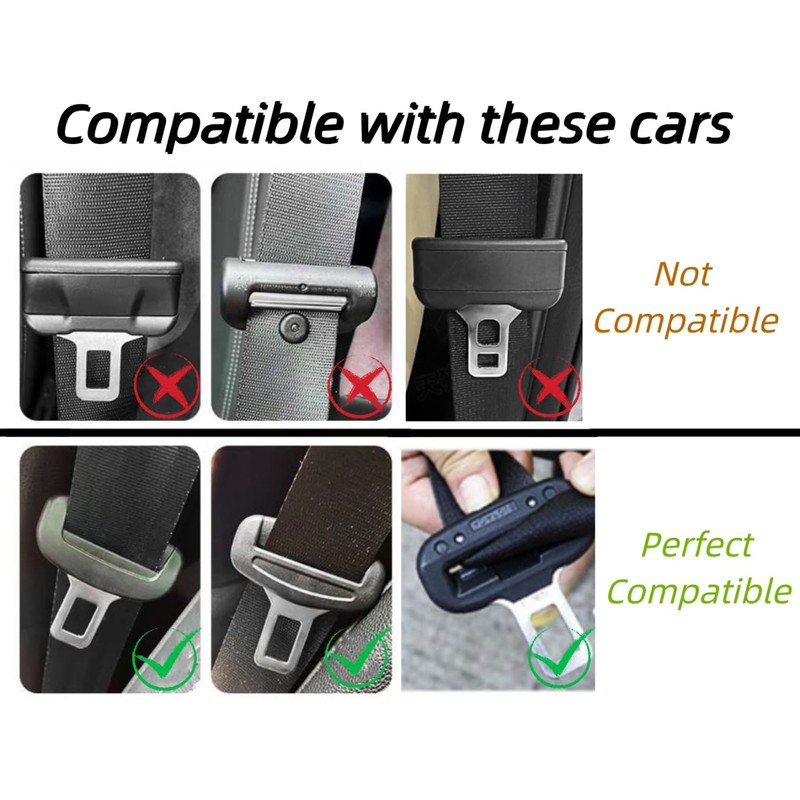 ISKIP Car Safety Belt Buckle Cover, Universal Silicon Anti-Scratch Seat