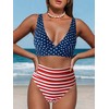 Hilinker - Traje de baño de bikini de leopardo para