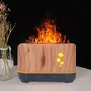 200ML Aromatherapy Diffuser Hollow Flame with Ambience Light Remote Control