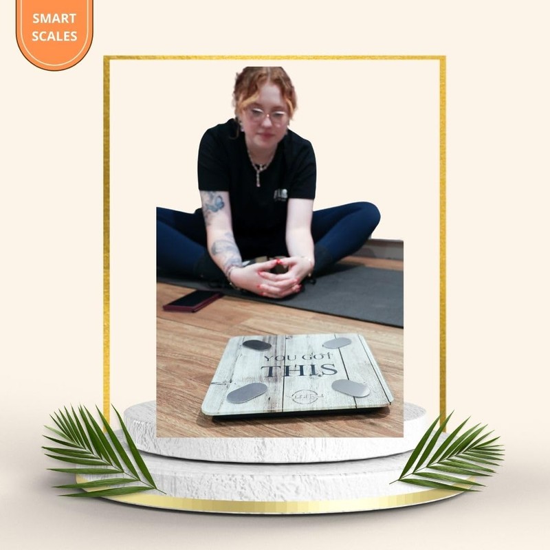 Smart Digital Scale - Motivational Modern Design, Weight Scale, Body