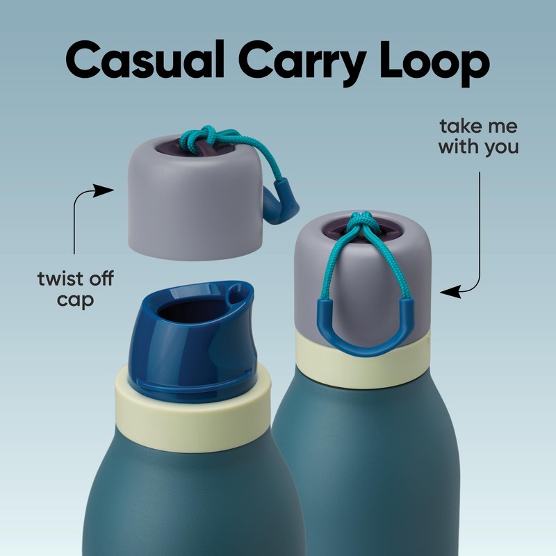 Owala FreeSip Twist Insulated Stainless Steel Water Bottle with Straw
