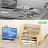 Desk File Organizer - 6-Tier Desktop Mail Letter Tray Paper