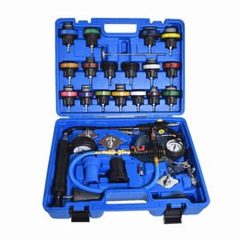 Alltooetools 28pcs Universal Radiator Pressure Tester and Vacuum Type Cooling System Tool Kit