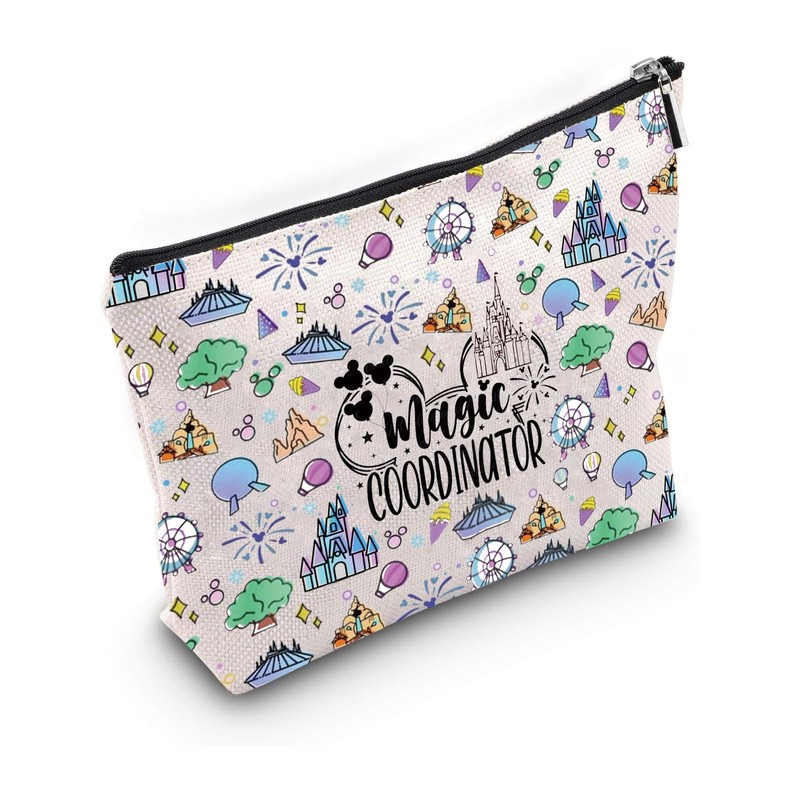 JYTAPP Makeup Bag Magic Magical Kingdom Gift Vacation Trip Gift