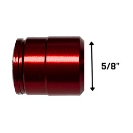 Tectonic A/C Repair Fittings | Quick Connect Air Conditioning Compression Fittings Standard Size A/C Repair Aluminum Block Off Caps 5/8" | Replacement for FMSI 5913