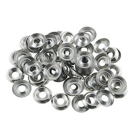 E-outstanding #8 Countersunk Gasket 100PCS No.8 304 Stainless Steel Countersunk Finish Cup Washers Fasteners