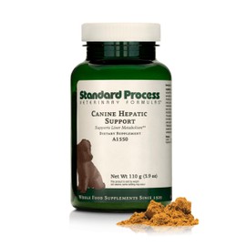 Standard Process Canine Hepatic Support - Dog Supplement to Aid Liver Health - Hepatic Immune Function & Liver Metabolism Support Supplement - Powder Supplement for Dogs - 110 g