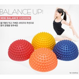 Mini Balance Cushion with Massage Nubs for Yoga Mini Balance Cushion 3ea