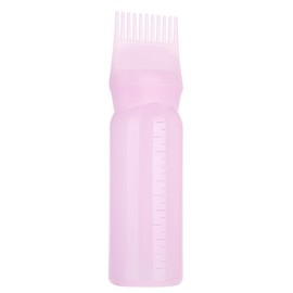 Haarfärbe-Applikator, Kammflasche, 3 Farben, Einfache Haarfarben-Mischflasche mit Kamm, 160 Ml, Ideal für den Salon und den Heimgebrauch (PINK)