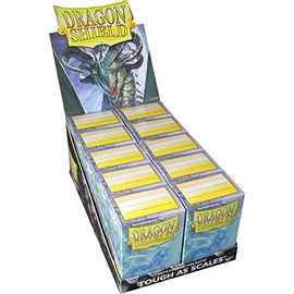 Dragon Shield Matte Clear Standard Size Card Sleeves Display Box [10 packs]