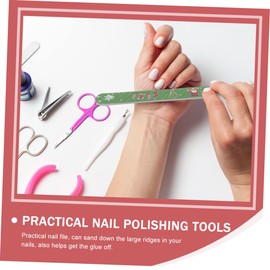 Mikinona 5sets Nail Trimming File Set Christmas Themed Nail Buffering Reindeer Boards Handheld Tool Women 24pcs*5