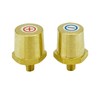 Ampper M6 Thread Male Brass Battery Terminal Charging Posts, M6