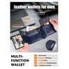 GSG SINCE 1998 Mens Leather Wallet with Coin Pocket, RFID