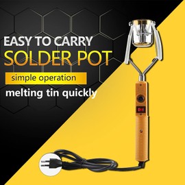 Portable Soldering Pot, Premium Material Tin Soldering Pot, High Temperature Resistant for Factory (280W EU 220V)