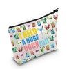 BWWKTOP Cocktail Makeup Bag Bartender Gifts I Need a Huge