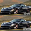 ROCCS C6 Corvette Side Marker Lights Compatible with Chevy Corvette