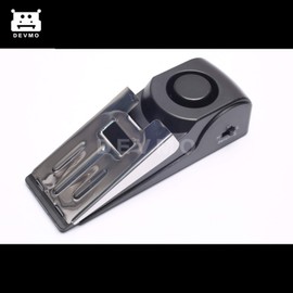 DEVMO Upgraded Door Stopper Security Alarm,Portable 120 Loud Entrance Alert Door Stop Alarm for Travel Home Apartment House