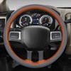 MEWANT Hand Sewn 3D Style Steering Wheel Cover Wrap for