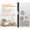 Keypad Door Knob, Digital Door Lock with Anti-Slip Handle, 3s