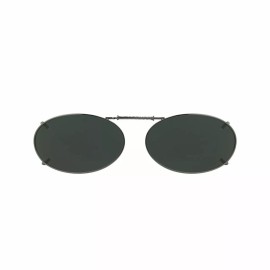 SolarShield Solar Shield Clip-On Polarized Sunglasses, 54 OVAL 6