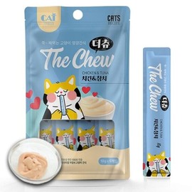 Bean heart red bean heart Squeeze-out Cat Treat Chicken Tuna 5-Pack 1P Pouch Stick Pet Cat Stick / 고양이 짜먹는 간식 치킨 참치 5개입 1P 파우치 스틱 반려묘스틱