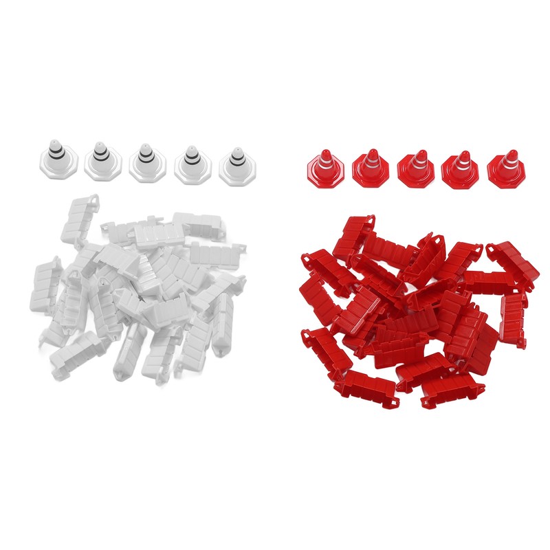 50pcs RC Car Racing Road Barrier Plastic Portable 10pcs RC