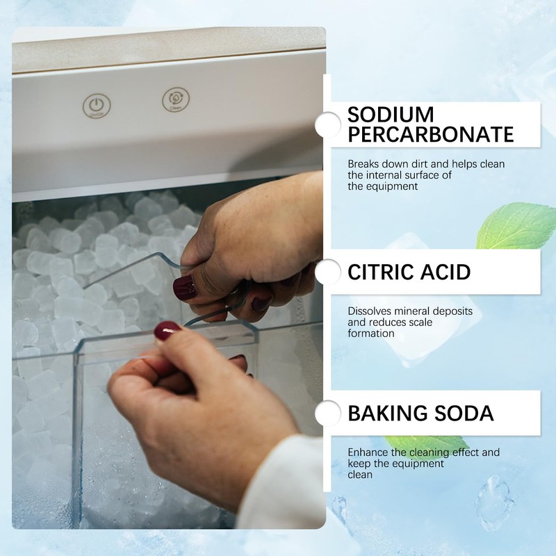 Ice Machine Cleaner Maker Descaler, 12 Ice Maker Cleaner Tablets,