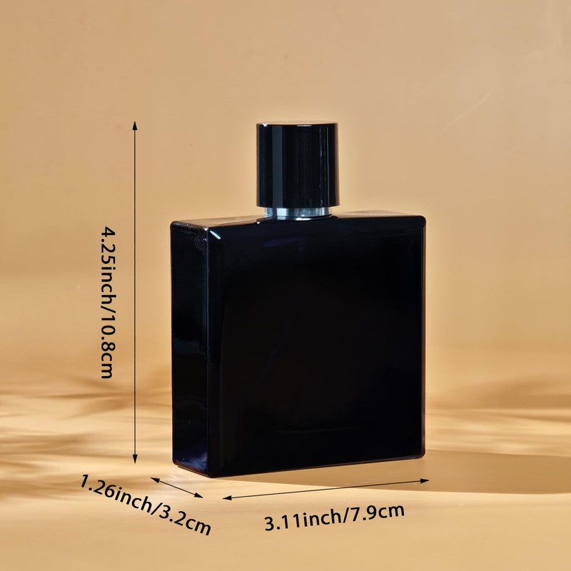 Yerpkefey 100ml/3.4 Oz Glass Spray Bottle Perfume Atomizer,Empty Travel Refillable