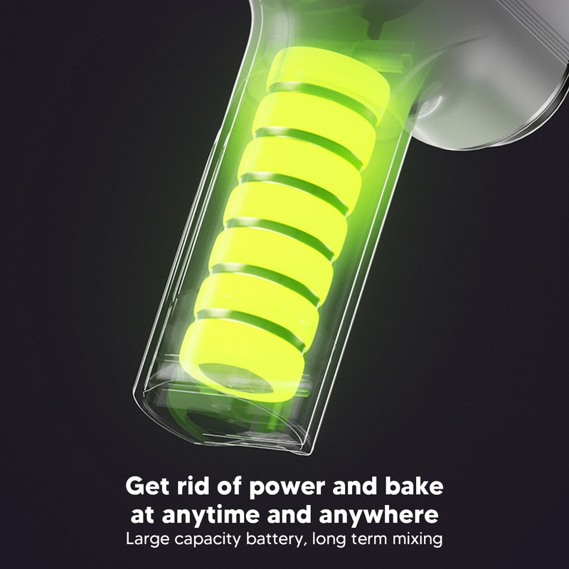 Electric Egg Beater Cordless Hand Mixer Handheld Egg Whisk for